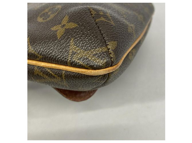 Borsa a tracolla Louis Vuitton Monogram Musette Salsa Marrone - vista 6