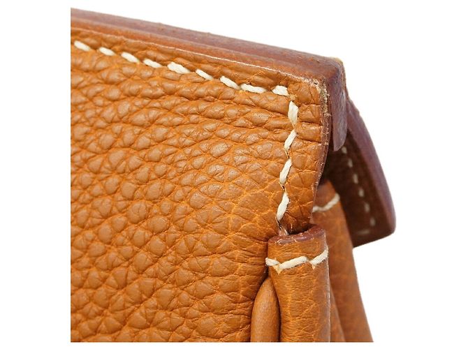 Hermès Borsa Hermes Birkin 35 Togo Gold D'oro - vista 10
