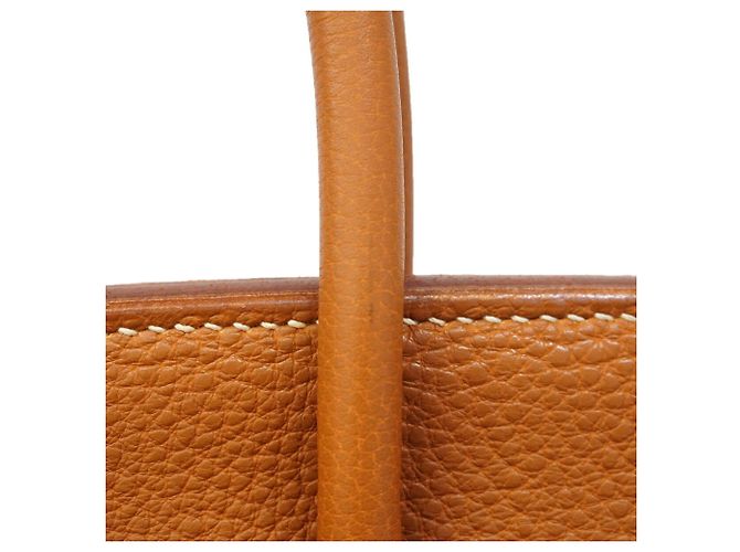 Hermès Borsa Hermes Birkin 35 Togo Gold D'oro - vista 11