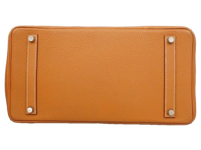 Hermès Borsa Hermes Birkin 35 Togo Gold D'oro - vista 3
