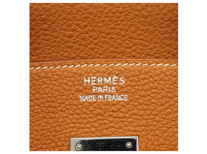 Hermès Borsa Hermes Birkin 35 Togo Gold D'oro - vista 5