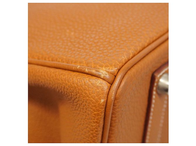 Hermès Borsa Hermes Birkin 35 Togo Gold D'oro - vista 6