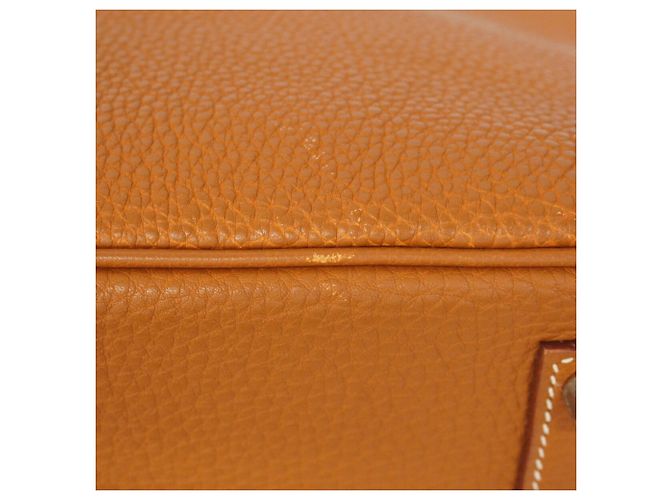 Hermès Borsa Hermes Birkin 35 Togo Gold D'oro - vista 9