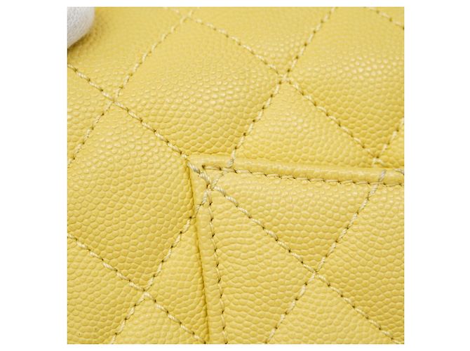 Borsa Chanel gialla Giallo - vista 7