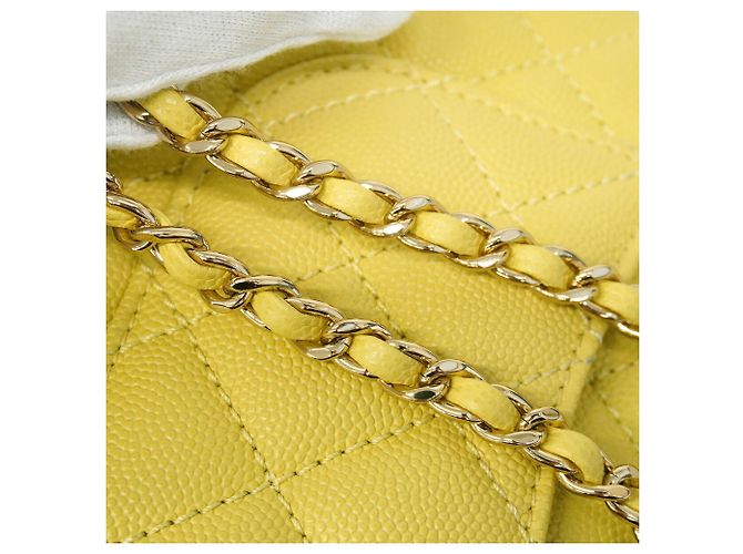 Borsa Chanel gialla Giallo - vista 8