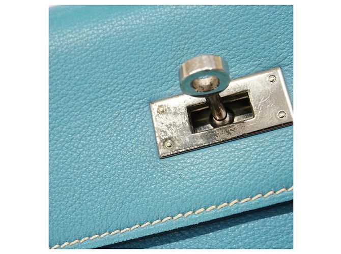 Hermès Zaino Hermes Kelly Ad GM Blu - vista 12