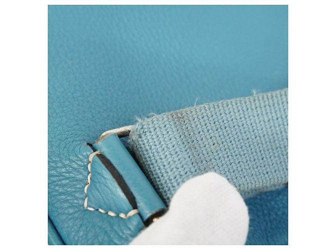 Hermès Zaino Hermes Kelly Ad GM Blu - vista 16