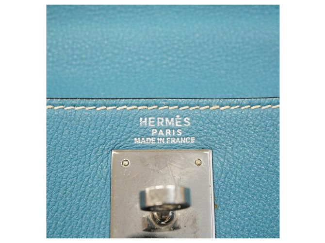 Hermès Zaino Hermes Kelly Ad GM Blu - vista 5