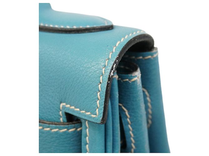 Hermès Zaino Hermes Kelly Ad GM Blu - vista 8