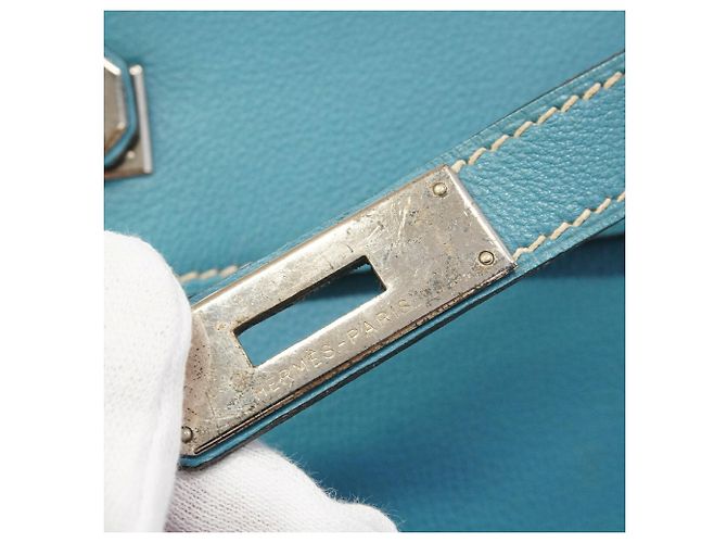 Hermès Zaino Hermes Kelly Ad GM Blu - vista 9