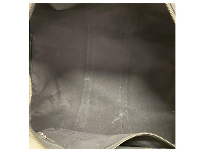 Louis Vuitton Boston Monogram Eclipse Keepall Bandoulière 55 Nero - vista 4