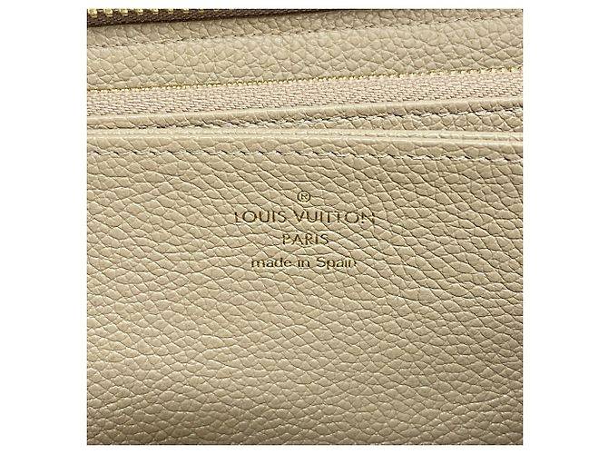 Louis Vuitton Monogram Empreinte Bicolor Zippy Wallet Beige - Ansicht 4