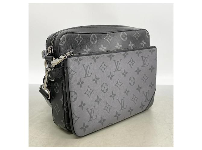 Borsa a tracolla Trio Monogram Eclipse Reverse Louis Vuitton Marrone Nero - vista 2