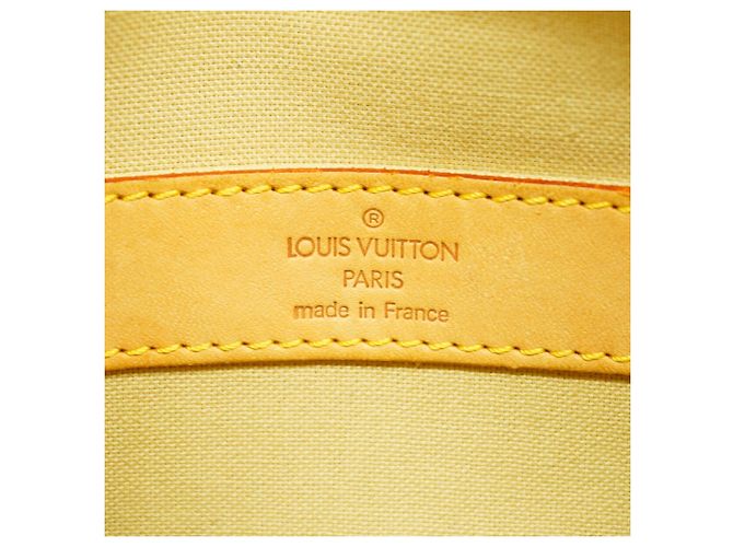Borsa a tracolla Louis Vuitton Damier Azur Naviglio Bianco - vista 5