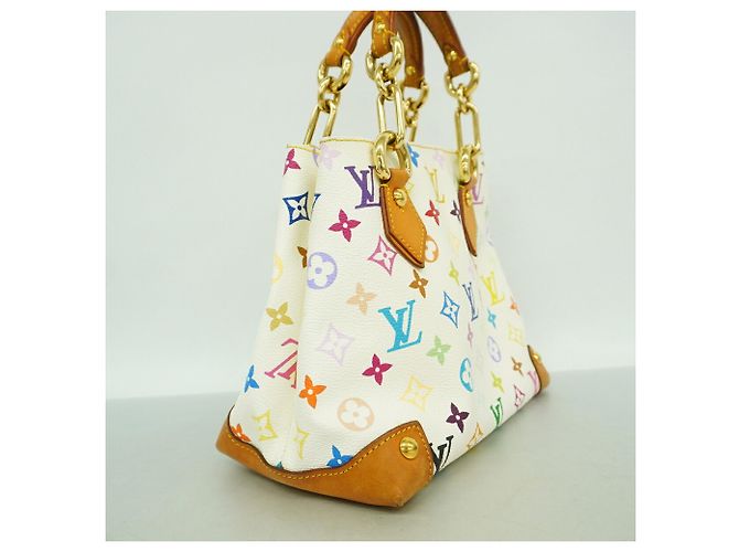 Borsa Louis Vuitton Monogram Multicolor Audra Bianco - vista 2