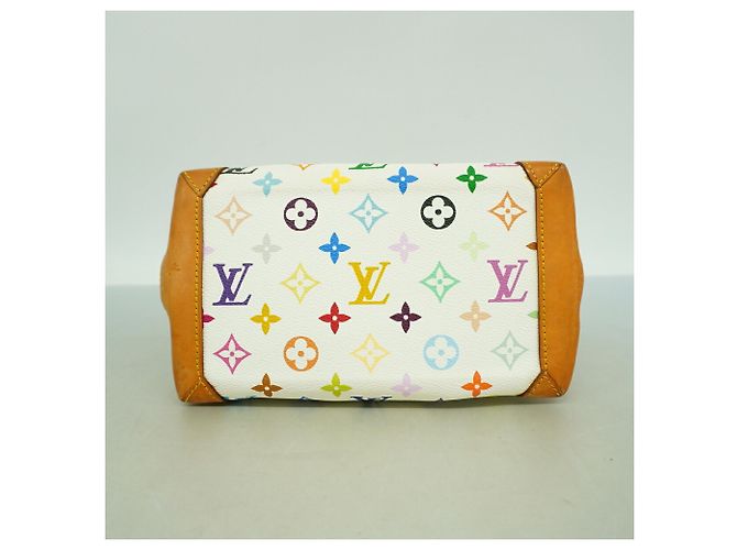 Borsa Louis Vuitton Monogram Multicolor Audra Bianco - vista 3