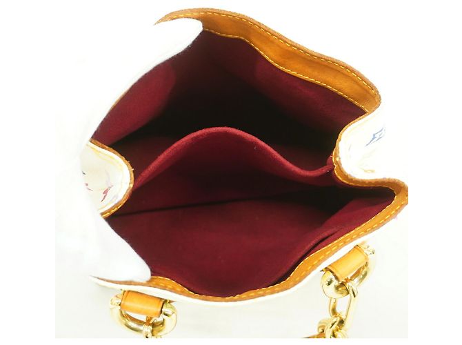 Borsa Louis Vuitton Monogram Multicolor Audra Bianco - vista 4