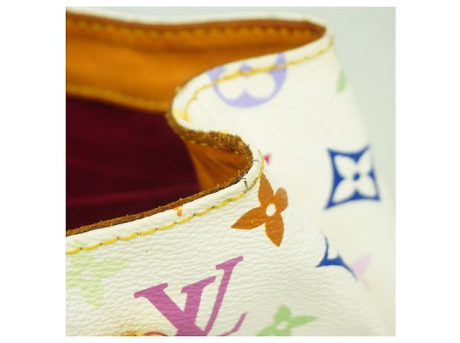 Borsa Louis Vuitton Monogram Multicolor Audra Bianco - vista 6