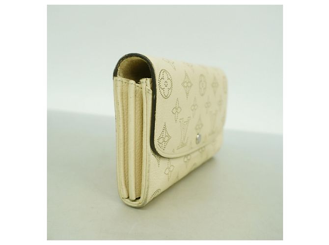 Louis Vuitton Mahina Portefeuille Iris Long Wallet Bianco sporco - vista 2