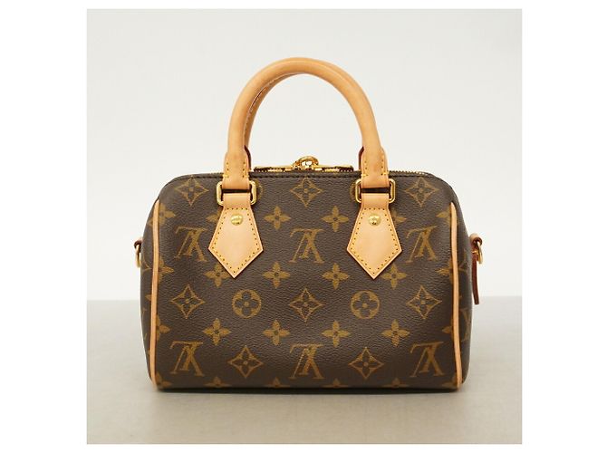 Borsa Louis Vuitton Monogram Speedy Bandoulière 20 Nero - vista 12