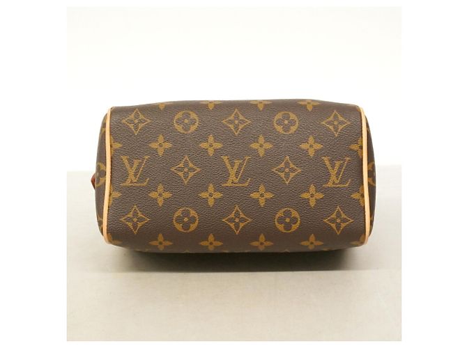 Borsa Louis Vuitton Monogram Speedy Bandoulière 20 Nero - vista 3