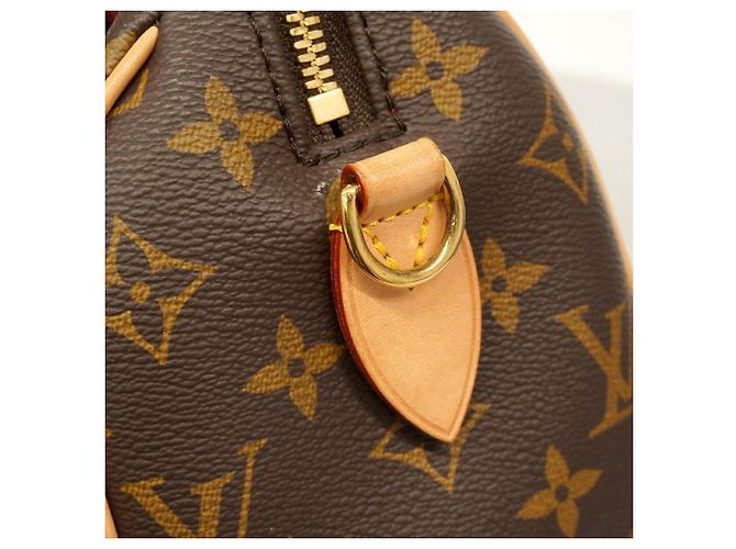 Borsa Louis Vuitton Monogram Speedy Bandoulière 20 Nero - vista 8