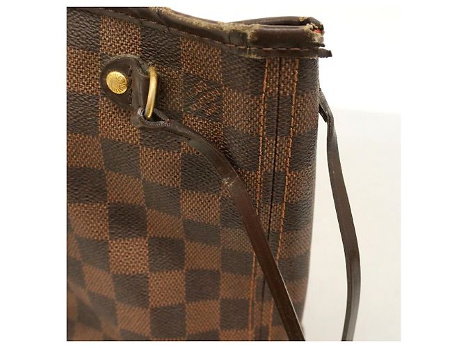 Borsa Tote Louis Vuitton Damier Neverfull PM N51109 Ebene Damier ebene - vista 10