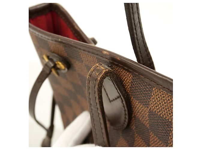 Borsa Tote Louis Vuitton Damier Neverfull PM N51109 Ebene Damier ebene - vista 11