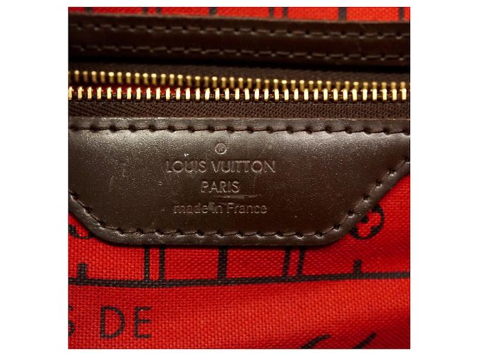 Borsa Tote Louis Vuitton Damier Neverfull PM N51109 Ebene Damier ebene - vista 5