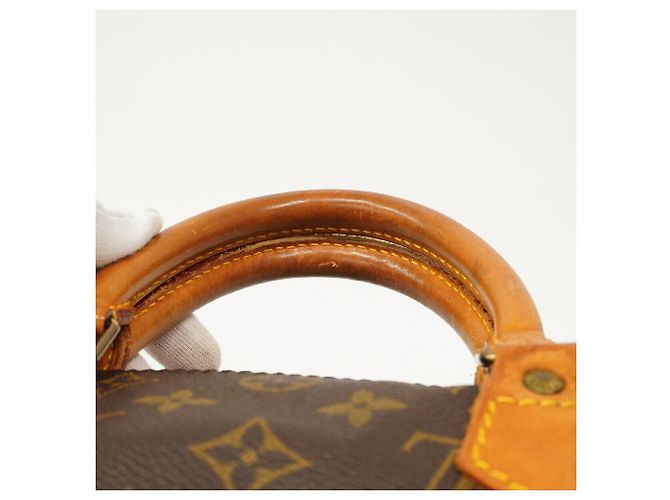 Borsa Louis Vuitton Monogram Speedy 30 Marrone - vista 10