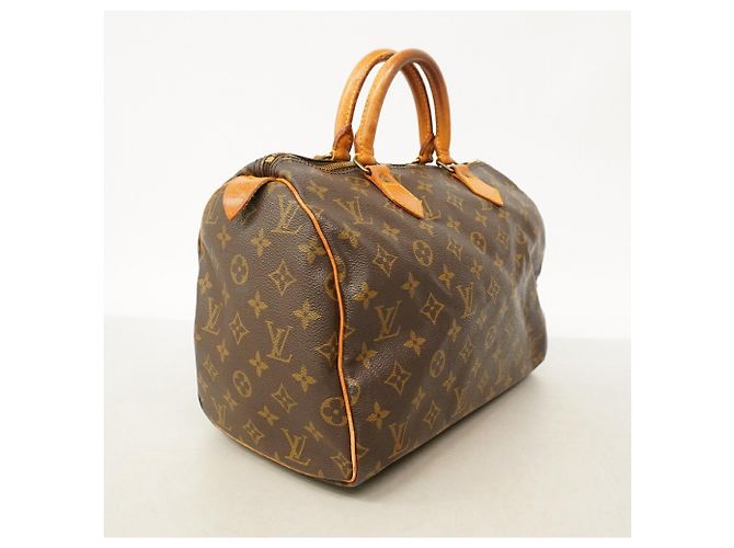Borsa Louis Vuitton Monogram Speedy 30 Marrone - vista 2