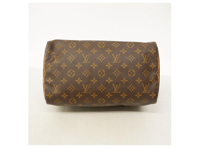 Borsa Louis Vuitton Monogram Speedy 30 Marrone - vista 3