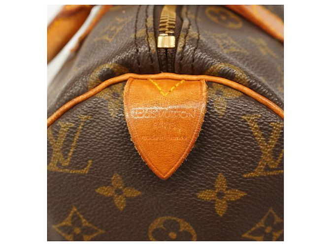 Borsa Louis Vuitton Monogram Speedy 30 Marrone - vista 5