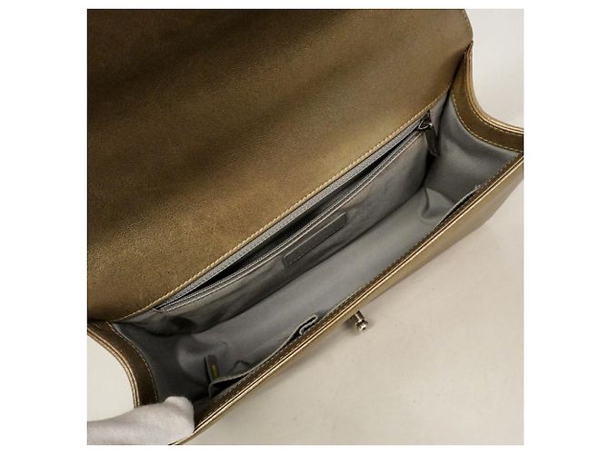 Borsa a tracolla Chanel Boy Chain Argento D'oro - vista 4