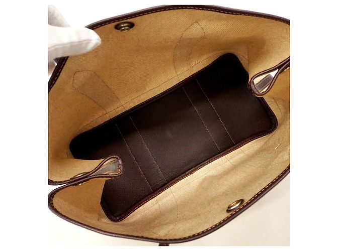 Hermès Borsa Tote Hermes Garden PM Marrone - vista 4