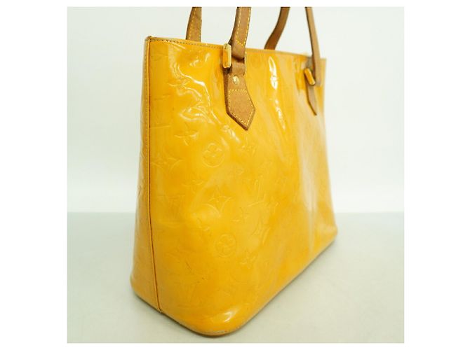 Borsa Tote Louis Vuitton Vernis Houston Beige - vista 2