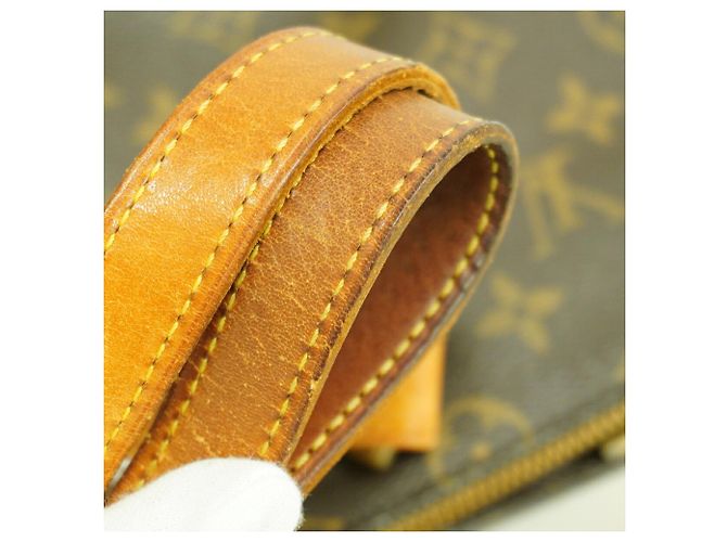 Borsa Cabas Piano Monogram Louis Vuitton M51148 Marrone - vista 9