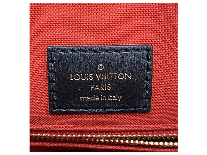 Borsa Tote Louis Vuitton Monogram Giant Reverse OnTheGo GM Marrone - vista 5
