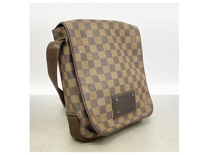 Borsa a tracolla Louis Vuitton Damier Brooklyn PM - Ebene Damier ebene - vista 2