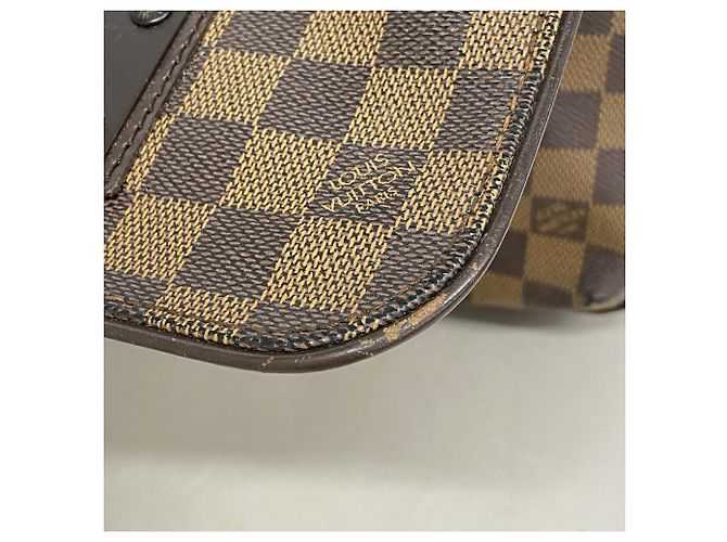 Borsa a tracolla Louis Vuitton Damier Brooklyn PM - Ebene Damier ebene - vista 7