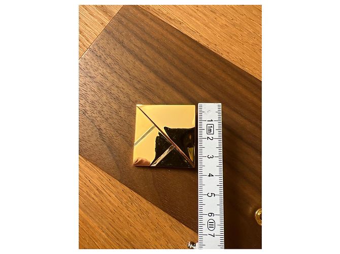 Karl Lagerfeld Spilla geometrica color oro D'oro - vista 2