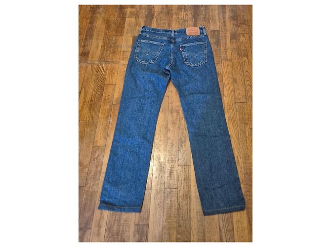 jeans Levi's 511 slim blu w32 l34 denim uomo - vista 5