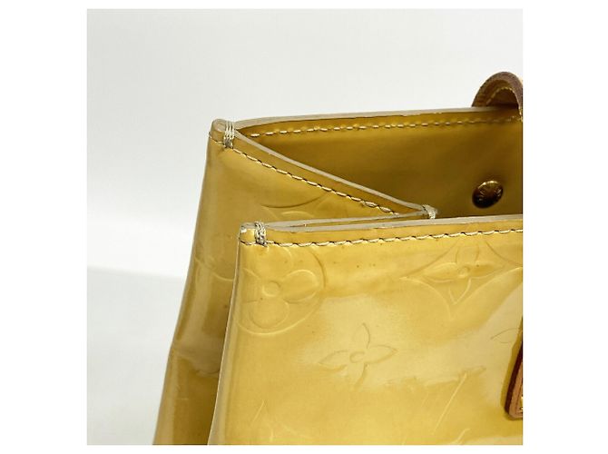 Borsa Tote Louis Vuitton Vernis Lead MM Beige - vista 10