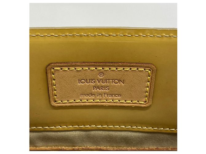 Borsa Tote Louis Vuitton Vernis Lead MM Beige - vista 5