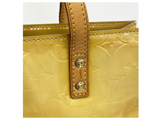 Borsa Tote Louis Vuitton Vernis Lead MM Beige - vista 8
