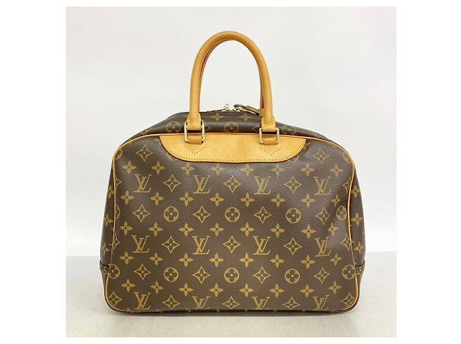 Borsa Louis Vuitton Monogram Deauville Marrone - vista 12
