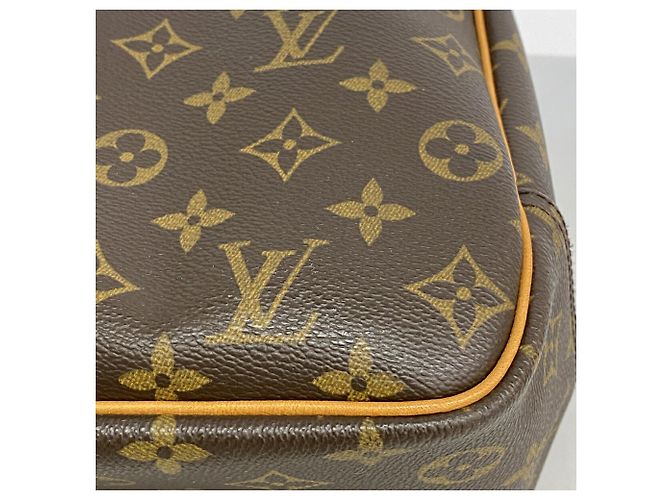 Borsa Louis Vuitton Monogram Deauville Marrone - vista 6