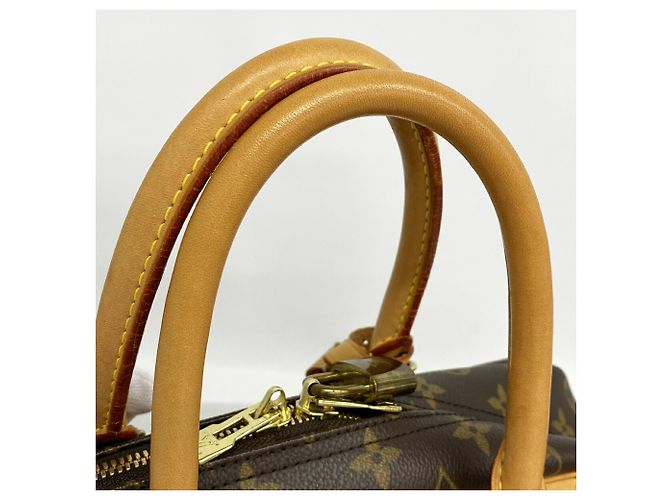 Borsa Louis Vuitton Monogram Deauville Marrone - vista 8