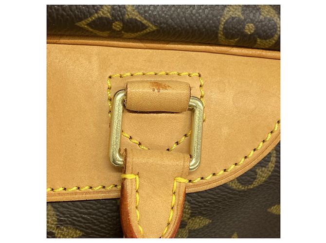 Borsa Louis Vuitton Monogram Deauville Marrone - vista 9