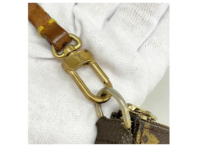 Borsa Pochette Accessoires Monogram Louis Vuitton Marrone - vista 9